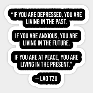 Lao Tzu Quote Sticker